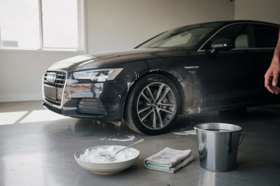 Come usare il bicarbonato di sodio per far brillare la tua auto dentro e fuori