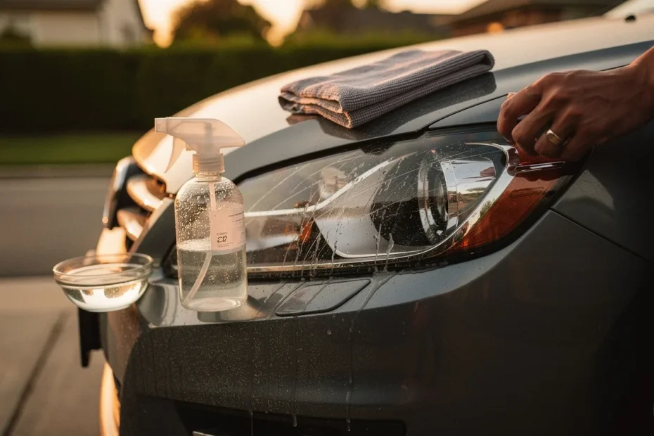 Cosa significa spruzzare aceto sui fari dell’auto, secondo la psicologia