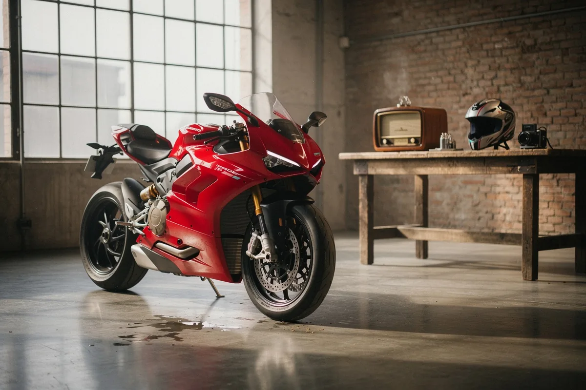 Ducati: dai condensatori elettrici alla Panigale V4 R in soli 100 anni