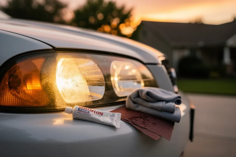 Fanali opachi e ingialliti: perché succede e come riportarli a nuovo con pochi euro