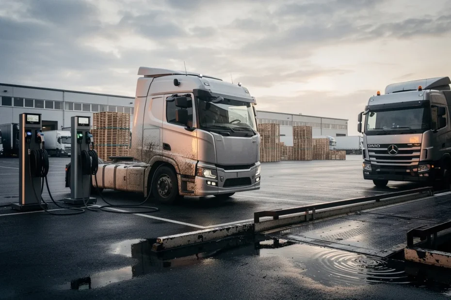 Né diesel né 100% elettrici: perché i camion elettrici con range extender tagliano i costi fino al 33% e le emissioni fino all’82%