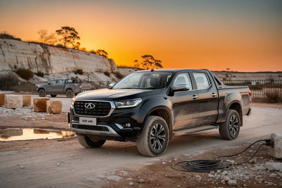 Nuova Chery KP31: il pick-up ibrido plug-in turbodiesel che punta a insidiare la BYD Shark