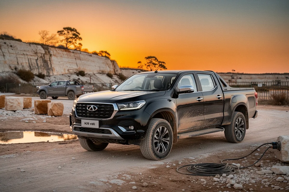 Nuova Chery KP31: il pick-up ibrido plug-in turbodiesel che punta a insidiare la BYD Shark