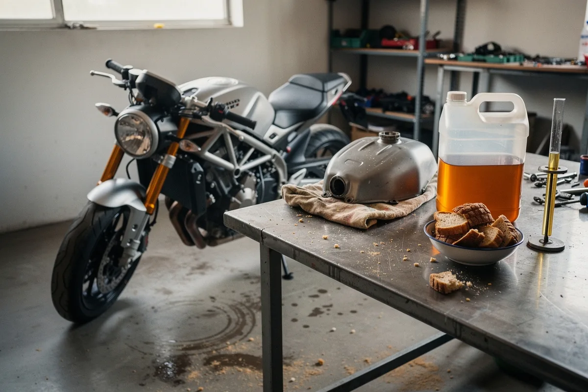 Pane secco nella benzina della moto: la ricerca italiana che promette meno emissioni senza perdere prestazioni