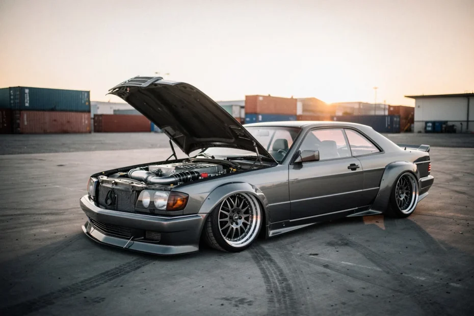 Questo Mercedes-Benz SEC classico riceve un V12 da 659 CV by Renntech