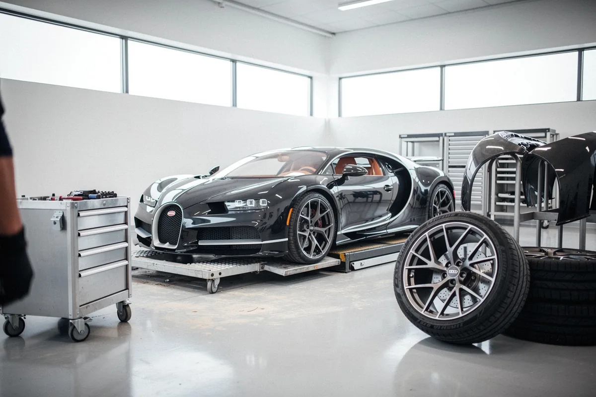 Sei mesi, 20 persone e oltre 1.800 componenti: come la produzione della Bugatti Chiron ha cambiato per sempre gli hiperdeportivi