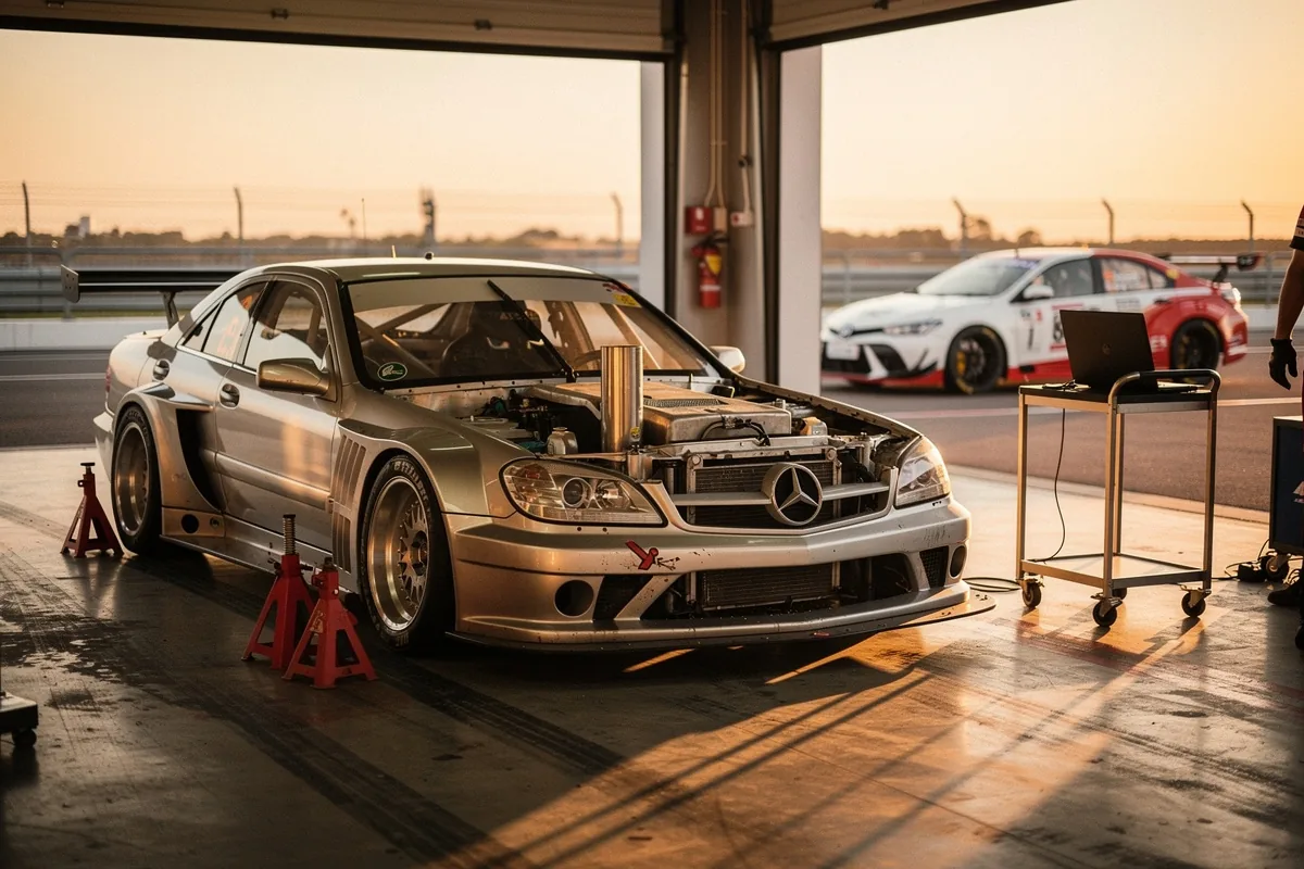 Aerodinamica Mercedes-Benz TC: come il Prestige Auto Racing ha recuperato il 25% di carico