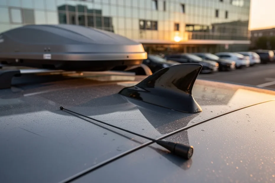 Aleta di squalo sul tetto dell’auto: cos’è davvero e a cosa serve