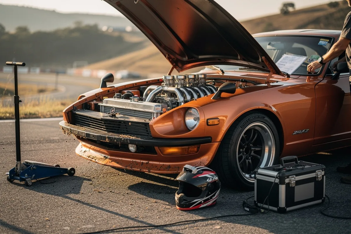 Datsun 240Z con motore V12: suona come una Ferrari
