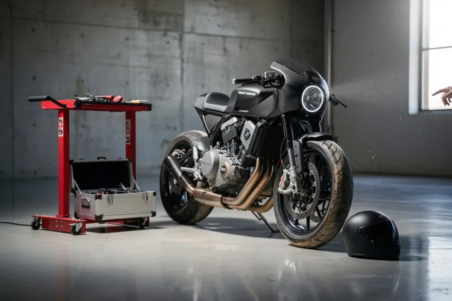 Harley-Davidson RMCR Concept 2026: la café racer in carbonio che non ti aspetti