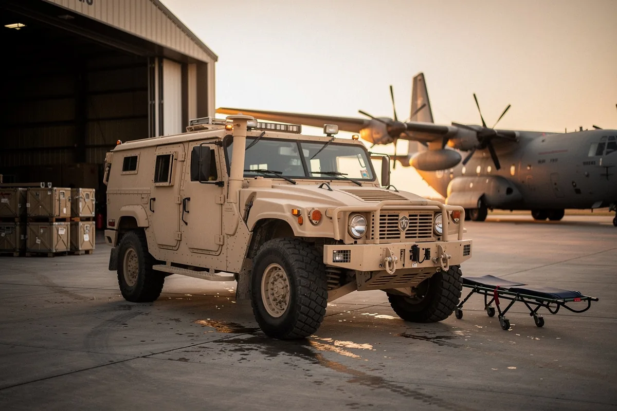 Hunter TR-12 Medevac: il nuovo blindato sanitario di Armor International