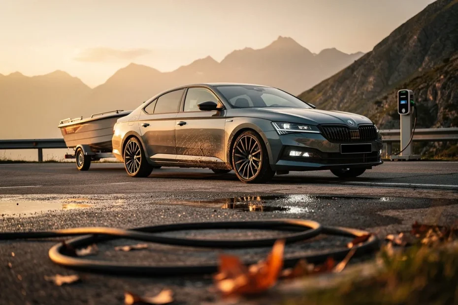 Nuova Skoda Superb PHEV 271 CV: prestazioni, autonomia e freni da vera gran turismo