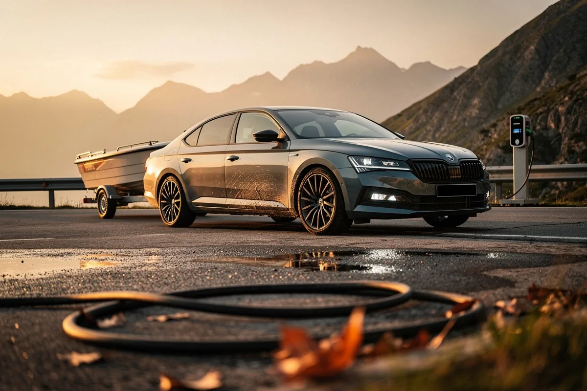 Nuova Skoda Superb PHEV 271 CV: prestazioni, autonomia e freni da vera gran turismo
